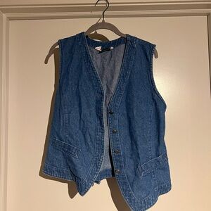 Coldwater Creek Indigo Denim Vest
